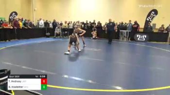 100 lbs Consolation - Timothy Andrasy, Leechburg vs Blake Hostetter, Oxford