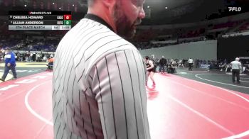 4A/3A/2A/1A Girls 235 5th Place Match - Chelsea Howard, Cascade Girls vs Lillian Anderson, Sutherlin Girls