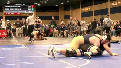 285 lbs Rd Of 32 - Spencer Lanosga, Navy vs Gabe Christenson, Northwestern