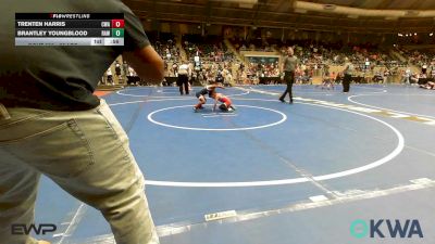 55 lbs Semifinal - Trenten Harris, Commandos Wrestling Academy vs Brantley Youngblood, Raw Wrestling Club