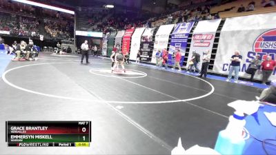 115 Class 1 lbs Cons. Round 2 - Emmersyn Miskell, Warsaw vs Grace Brantley, Versailles