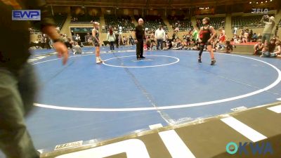 85 lbs Semifinal - Jacob Gwin, Coweta 12u vs Kale Elledge, The Leftovers