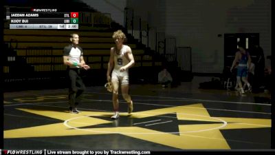 150 lbs Jaedan Adams, STILLWATER vs Kody Bui, Liberty Missouri