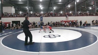 61 kg Champ. Rd Of 64 - Owen McMullen, Bishop McCort High School Wrestling vs Jaydin Barreto, The Den