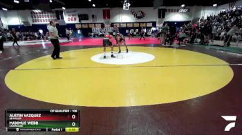 106 lbs Cons. Round 2 - Austin Vazquez, AB Miller vs Maximus Webb, Chaminade