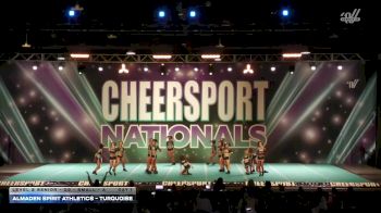Almaden Spirit Athletics - Turquoise [2026 L2 Senior - D2 - Small - A Day 1] 2026 CHEERSPORT National All Star Cheerleading Championship