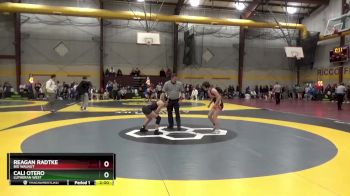 100 lbs Quarterfinal - Cali Otero, Lutheran West vs Reagan Radtke, Big Walnut