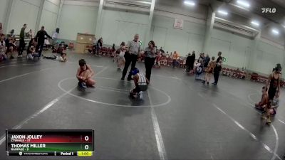 76 lbs Round 5 (6 Team) - Jaxon Jolley, CTWHALE vs Thomas Miller, Rampage