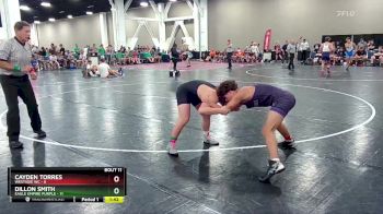 132 lbs Round 3 (10 Team) - Dillon Smith, Eagle Empire Purple vs Cayden Torres, Westsdie WC