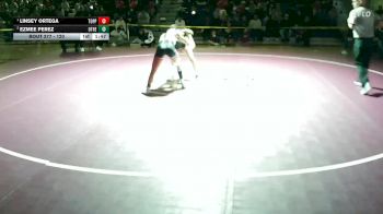 120 lbs 1st Place Match - Linsey Ortega, Toppenish (Girls) vs Ezmee Perez, Othello (Girls)