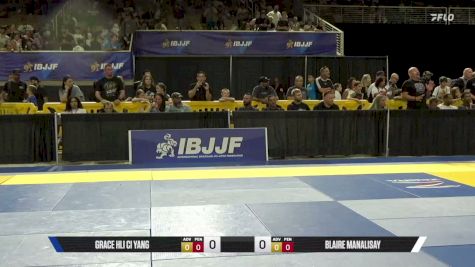 Blaire Manalisay vs Grace Hli Ci Yang 2026 Pan Kids Jiu-Jitsu IBJJF Championship
