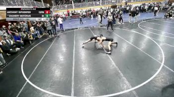 144 lbs Quarterfinal - Anthony Sifuentes, Toppenish vs Zackery Motzkus, Battle Ground