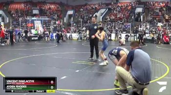 85 lbs Quarterfinal - Vincent Pawlaczyk, Imlay City Youth WC vs Ayden Rhodes, Yale Jr Bulldogs