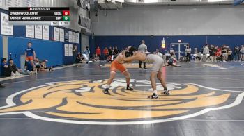 141 lbs Quarterfinal - Owen Woolcott, Coast Guard vs Jaiden Hernandez, Bridgeport