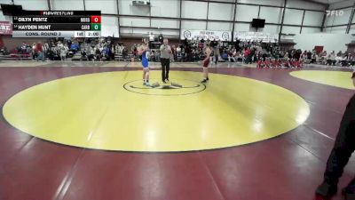 126 lbs Cons. Round 3 - Hayden Hunt, Carbon vs Dilyn Pentz, Morgan