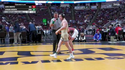121 lbs First Round - Jake Benyo, Hazleton Area vs Logan Worth, Council Rock South