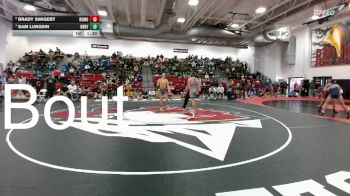 190 lbs Quarterfinal - Sam Lungrin, Kearney vs Brady Swigert, Rocky Mountain