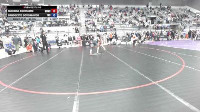 65 kg Champ. Rd Of 32 - Makena Schramm, Midland Warrior Wrestling Club vs Bridgette Sotomayor, Tiger Wrestling Club