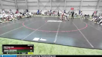 132 lbs 2nd Place Match (8 Team) - Peyton Cox, Illinois vs Owen Segorski, Team Michigan Blue