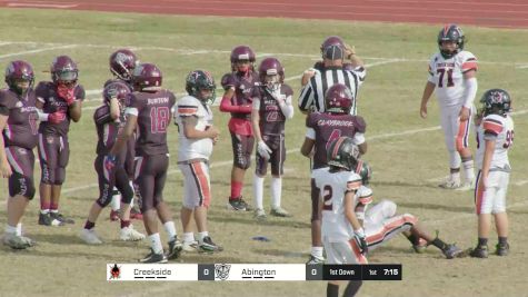 Abington Raiders vs. Creekside Warriors - 2024 Pop Warner Football Super Bowl