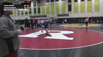 285 lbs Semifinal - Elijah Hunter, West Virginia vs Charlie Tibbitts, Unattached