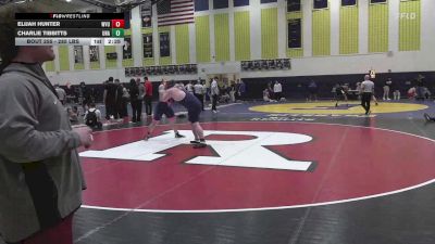 285 lbs Semifinal - Elijah Hunter, West Virginia vs Charlie Tibbitts, Unattached