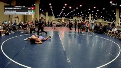 125 lbs Round 5 (6 Team) - Karl Schultz, BS Wrestling vs Matthew Campbell, Elevate WC