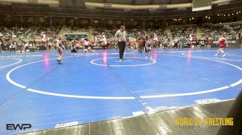 55 lbs Round Of 16 - Cy Cox, Coweta Tiger Wrestling vs Traesyn Anglin, Hawks WC Lincoln
