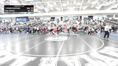 190 lbs Champ. Round 2 - Cael Cottle, Payson vs Hyrum Stafford, Mountain View