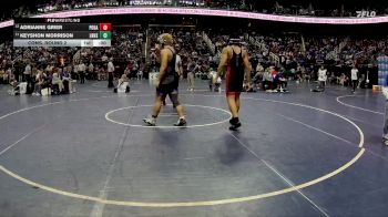 4A 215 lbs Cons. Round 2 - Keyshon Morrison, Lake Norman High School vs Adrianne Grier, Phillip O. Berry Academy Of Technology