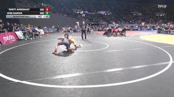 2A/1A Boys 106 Quarterfinal - Rhett Arsenault, Culver Boys vs Jose Santos, Gervais Boys