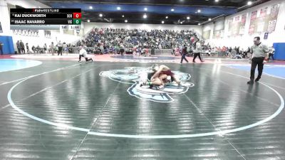 120 Boys Champ. Round 1 - Kai Duckworth, Scripps Ranch vs Isaac Navarro, Vista