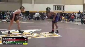 157 lbs Champ. Round 1 - Tyler Wittreich, Baldwin Wallace vs Shamique Bryant, Defiance