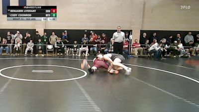 165 lbs Round Of 16 - Benjamin Liverant, Sharon vs Cody Coonrod, Northbridge