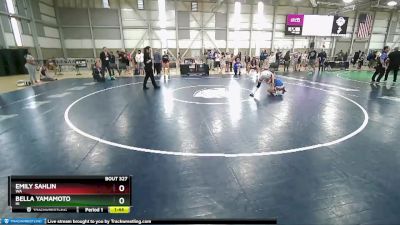 90 lbs Quarterfinal - Emily Sahlin, WA vs Bella Yamamoto, HI