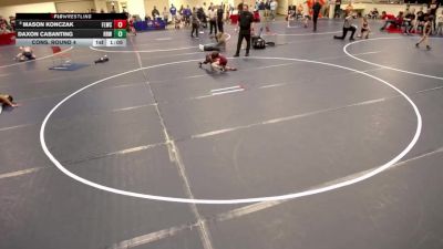 10U - 63 lbs Cons. Round 4 - Mason Konczak, Forest Lake Wrestling Club vs Daxon Cabanting, Rum River Wrestling