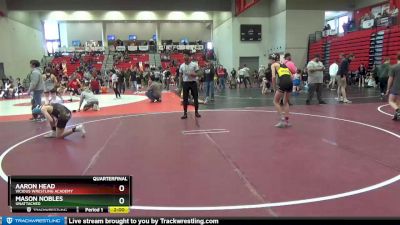 110 + 115 Quarterfinal - Aaron Head, Vicious Wrestling Academy vs Mason Nobles, Unattached