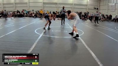 126 lbs Round 1 (6 Team) - Weston Baumgartner, Team Diamond Fish vs Kam Borrero, Rambler WC