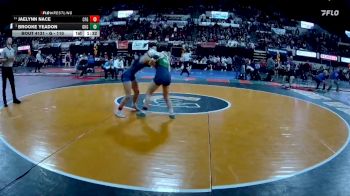 G - 110 lbs Champ. Round 2 - Brooke Yeadon, Glacier (Kalispell) Girls vs Jaelynn Nace, Columbia Falls Girls