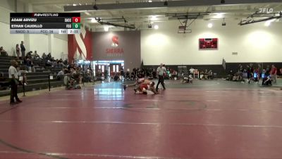 174 lbs Placement Matches (16 Team) - Ethan Caudillo, Fresno City College vs Adam Arvizu, Sac City