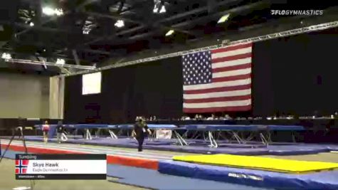 Skye Hawk - Tumbling, Eagle Gymnastics TX - 2021 USA Gymnastics Championships
