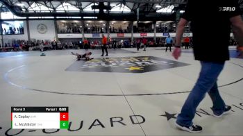 69-76 lbs Round 3 - Luke McAllister, Tremont Middle School vs Ashtyn Copley, Backyard Brawlers Midwest