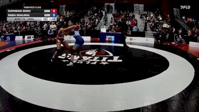 54kg Cons. Round 1 - Sukhmani Sidhu, Alberta Elite Women`s Wrestling Club vs Rabia Dhaliwal, Guru Gobind Singh Wrestling Club