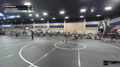 150 lbs Consi Of 32 #1 - Drake Mello, Durham Elite vs Logan Hammon, Oso Way WC