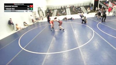 205-225 lbs Round 1 - Tenari Teo, Pineview High School vs Graham Wilson, Team Prestige Wrestling