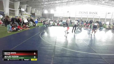 136 lbs Cons. Round 1 - Devyn Smith, Montana vs Skyler Oveson, Iron County Wrestling Academy