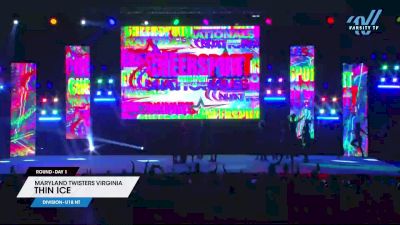 Maryland Twisters - Virginia - Thin Ice [2025 L6 U18 NT Day 1] 2025 CHEERSPORT National All Star Cheerleading Championship