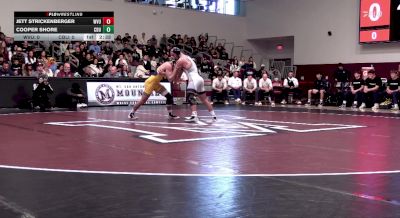 125 lbs Cooper Shore, California Baptist vs Jett Strickenberger, West Virginia