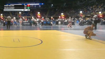 115 lbs Consy 2 - Owen Delano, Bishop McCort vs Julian Altiery, Mifflin County