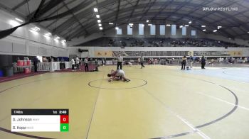 174 lbs Consi Of 8 #2 - Darion Johnson, Western Wyoming vs Gavin Kopp, Northeastern